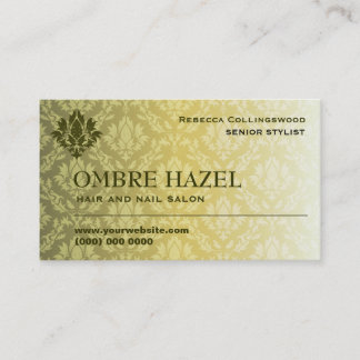 Carte De Visite Damassé noisette d'Ombre