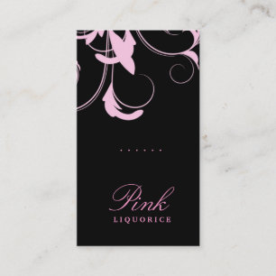 Carte De Visite Damassé rose de réglisse de 311 Julianna