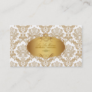 Carte De Visite Damassé vintage de piqué de PixDezines