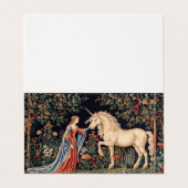 Carte De Visite Dame à la licorne (Extérieur déplié)