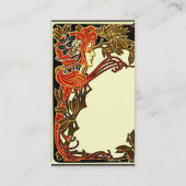 Carte De Visite Dame Art Nouveau (Dos)