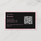 Carte De Visite Dame de cuisson (Dos)