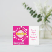 Carte de visite, Dame du ménage (Debout devant)