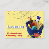 Carte de visite, Dame du ménage (Devant)
