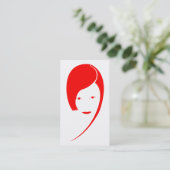 Carte De Visite dame rouge (Debout devant)