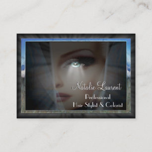 Carte De Visite Dame Unique Hairstylist Salon Professional de