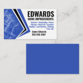 Carte de visite d'amélioration (Devant / Derrière)