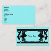 Carte De Visite Dames Art Nouveau (Devant / Derrière)