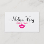 Carte De Visite Dames dans la puissance (Devant)