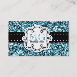 Carte De Visite Dames Girly de regard de parties scintillantes