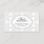 Carte De Visite Damier élégant (Devant)