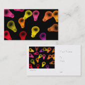 Carte de visite d'ampoule (Devant / Derrière)