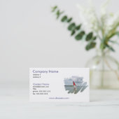 Carte de visite d'amusement de navigation (Debout devant)