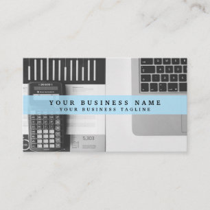 Carte de visite d'analyste financier