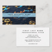 Carte de visite d'analyste financier de crypto-mon (Devant / Derrière)