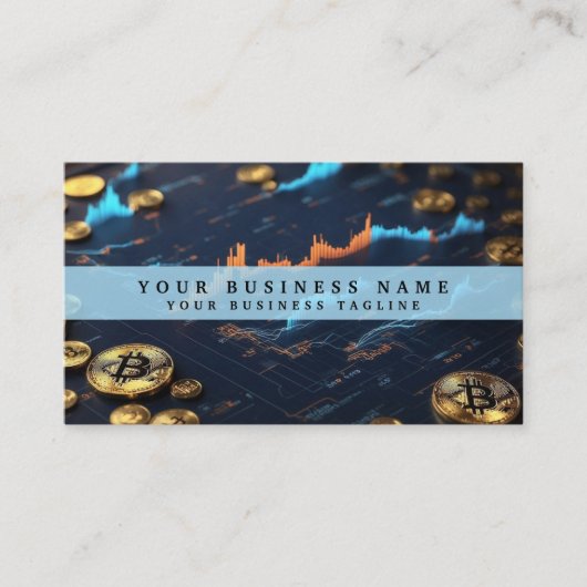Carte de visite d'analyste financier de crypto-mon (Devant)