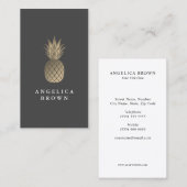 Carte de visite d'ananas (Devant / Derrière)