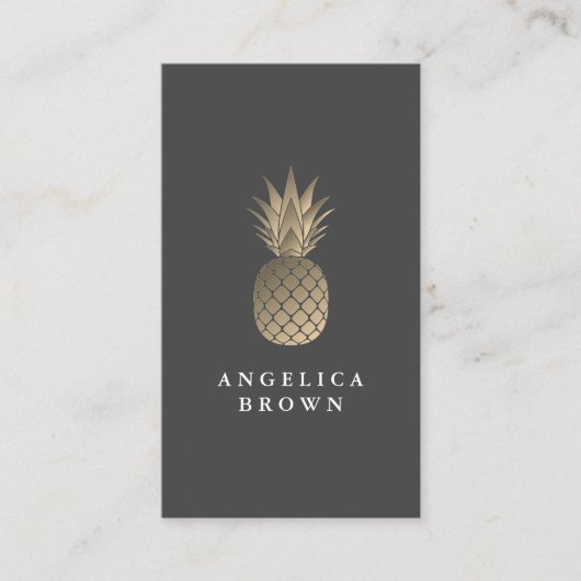 Carte de visite d'ananas (Devant)