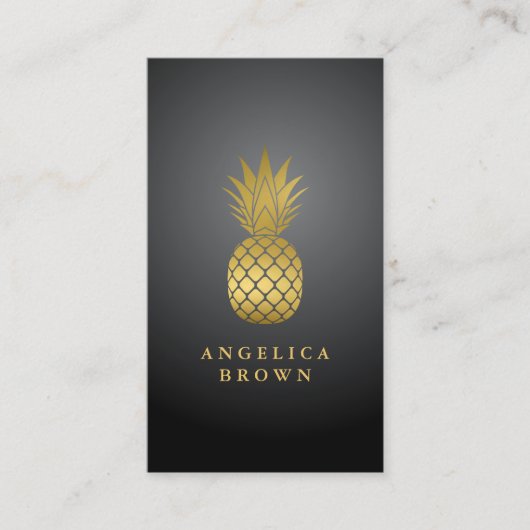 Carte de visite d'ananas (Devant)