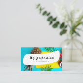 Carte de visite d'ananas d'été (Debout devant)