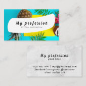 Carte de visite d'ananas d'été (Devant / Derrière)