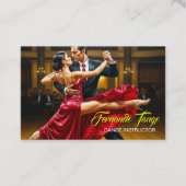 Carte De Visite Dance Instructor (Devant)