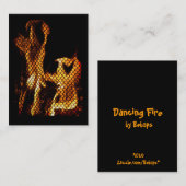 Carte De Visite Dancing Fire ATC (Devant / Derrière)