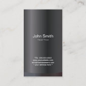 Carte de visite d'Ancre Gold professionnel (Dos)