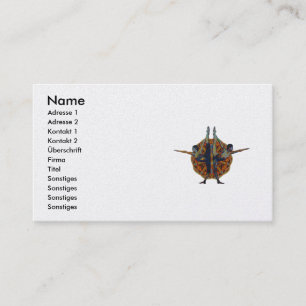Carte De Visite Dandayamana Dhanurasana 2010 as business card