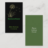 Carte De Visite Dandelion (Devant / Derrière)