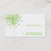 Carte De Visite Dandelion card (Devant)