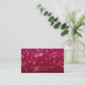 Carte De Visite Dandelion Confetti Rubin Pastel Ombre Event Planne (Debout devant)