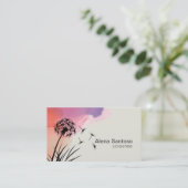 Carte de visite Dandelion Flower (Debout devant)