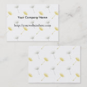 Carte De Visite Dandelion Flowers (Devant / Derrière)