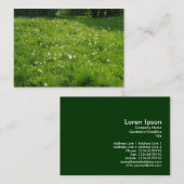 Carte De Visite Dandelion Meadow 01 (Devant / Derrière)