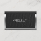 Carte de visite d'anesthésiste en fibre de carbone (Devant)