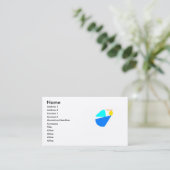 carte de visite d'ange (Debout devant)