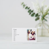 Carte de visite d'ange (Debout devant)