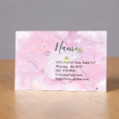 Carte de visite d'ange bébé