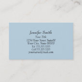 Carte de visite d'ange de déesse (Dos)