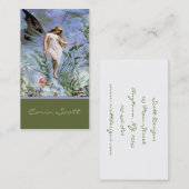 Carte de visite d'ange de région boisée (Devant / Derrière)