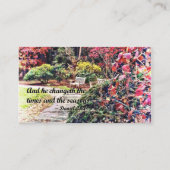 Carte De Visite Daniel 2:21 - Et il change (Dos)