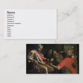 Carte De Visite Daniel interprétant le premier rêve de (Devant / Derrière)