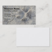 carte de visite d'animal familier d'empreinte de (Devant / Derrière)