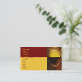 Carte de visite d'anneau d'or (Debout devant)