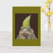 Carte de visite d'anniversaire (Fleur jaune)