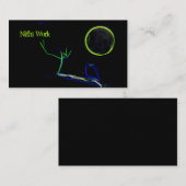 Carte De Visite Dans La Nuit (Devant / Derrière)