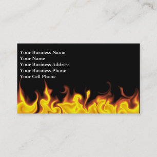 Carte De Visite Dans le feu