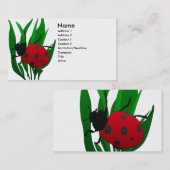 Carte De Visite Dans le jardin (Devant / Derrière)