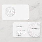 Carte De Visite dans le monde entier (Devant / Derrière)